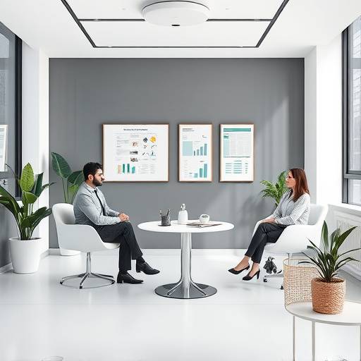 Image of a consulting session at Aurora Financial Planners office